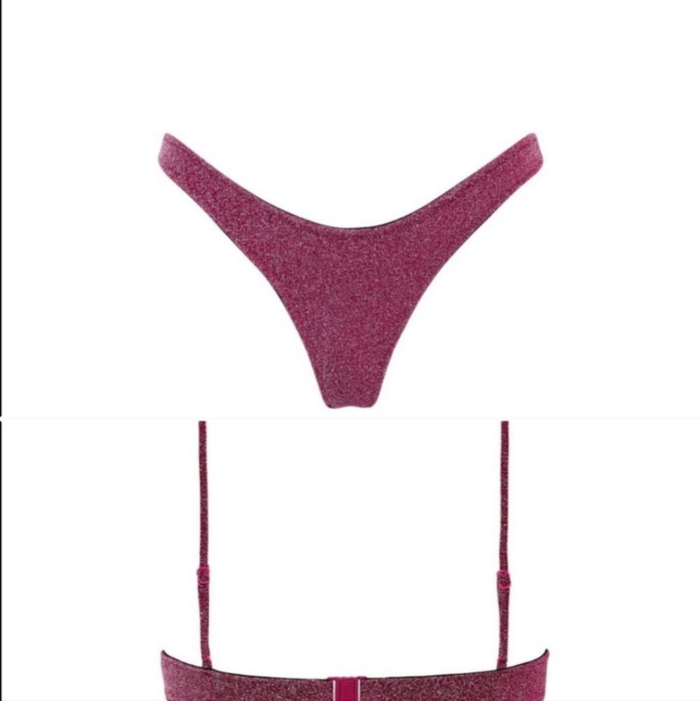 Grape sparkle Cheeky coverage Bathing suits bottoms - Picture 6 of 11